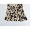 Cheetah print long skirt