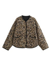 Leopard print women's jacket