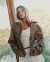 Leopard print hoodie