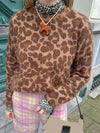 Cheetah sweater women's