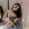 Cheetah print top y2k