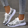 Leopard Clothing white and black / 6 Animal print athletic shoes