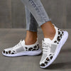 Leopard Clothing White card / 6 Animal print athletic shoes