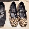 Leopard Clothing Animal print flat shoes