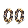 Leopard Clothing Leopard Animal print hoop earrings