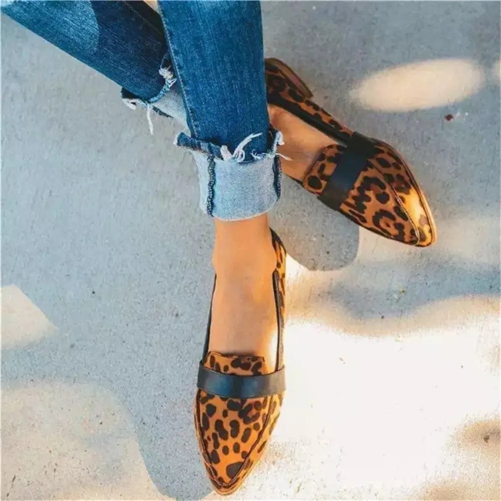 Leopard Clothing Leopard / 35 Animal print womens loafers