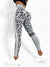 Leopard clothing Black and grey cheetah leggings