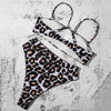 Leopard Clothing Maillot Black and White Leopard Bikini