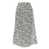 Leopard Clothing 0 S / Black and White Black and White Leopard Midi Skirt