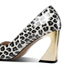 Leopard Clothing Escarpin Black and white leopard pumps