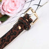 Leopard Clothing Ceinture Brown Cheetah belt