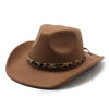 Leopard Clothing Khaki / 57-58cm Cheetah cowboy hat