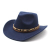 Leopard Clothing Blue / 57-58cm Cheetah cowboy hat