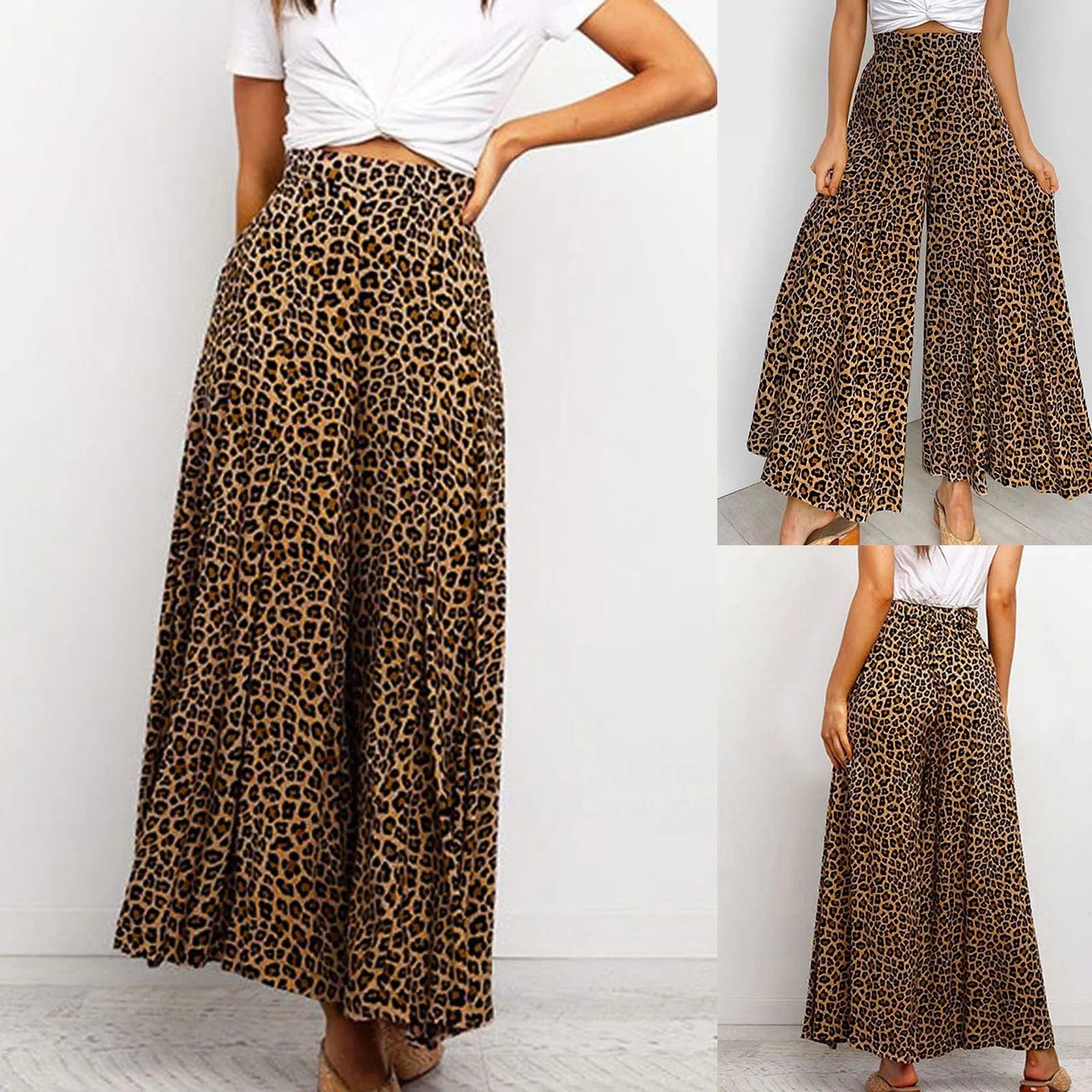 Leopard clothing Cheetah flowy pants