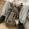 Leopard Clothing Brown / 16 Inches Cheetah print bookbag