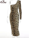 Leopard clothing Cheetah print midi dress