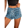 Leopard clothing Lake Blue / S Cheetah print shorts