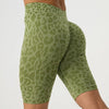 Leopard clothing green / S Cheetah shorts womens
