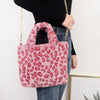 Leopard Clothing Faux fur leopard handbags