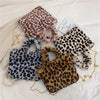 Leopard Clothing Faux fur leopard handbags