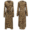 Leopard Clothing Robe Formal leopard dress