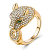 Leopard Clothing gold / Resizable Gold leopard ring