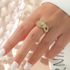 Leopard Clothing Gold leopard ring