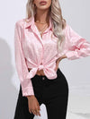 Leopard Clothing Hot pink leopard print blouse