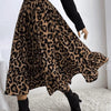 Leopard Clothing 0 Marron / S Jupe Midi Imprimée Léopard Marron