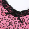 Leopard Clothing Robe Lace leopard dress