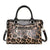 Leopard Clothing Black Leather leopard handbag