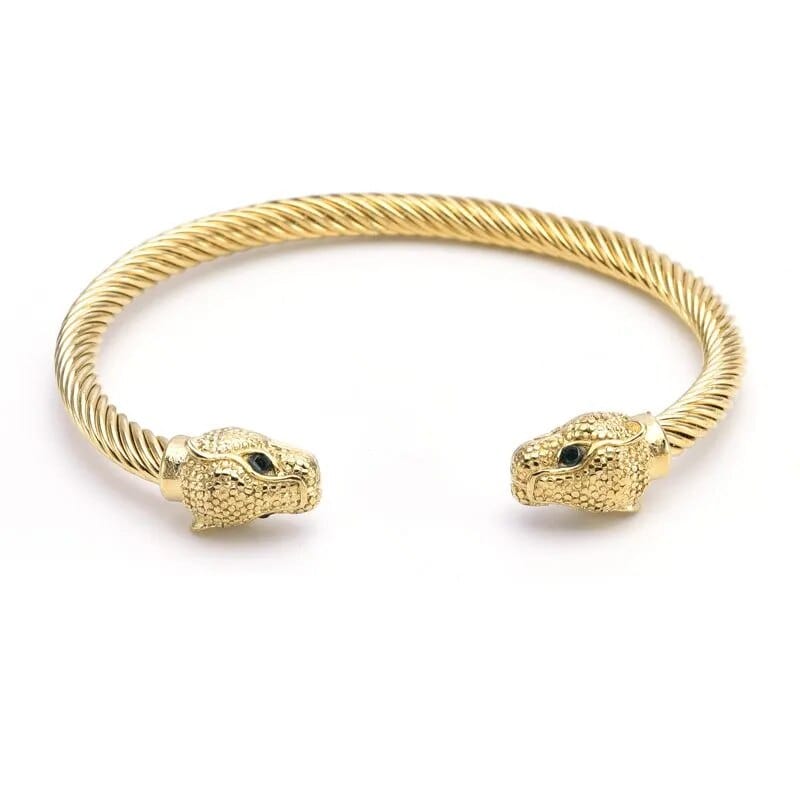 Leopard bangle bracelet