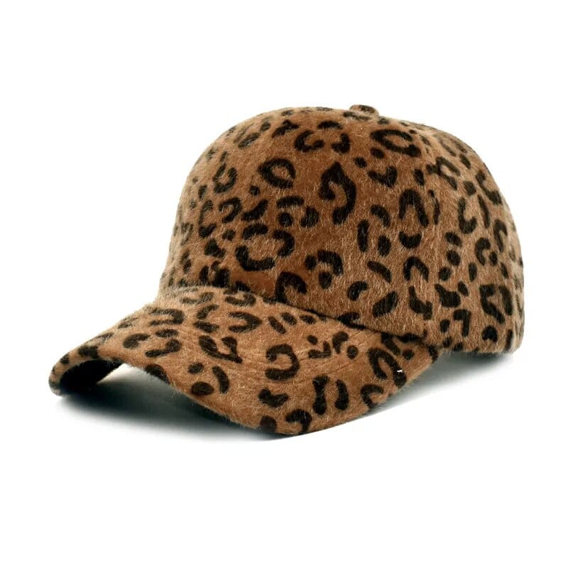 Leopard Clothing Coffee / 56-58cm Leopard baseball cap