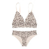 Leopard Clothing Apricot / S Leopard bra and panties