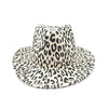 Leopard Clothing Beige Leopard cowboy hat