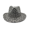 Leopard Clothing Gray Leopard cowboy hat