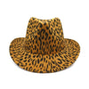 Leopard Clothing Yellow Leopard cowboy hat