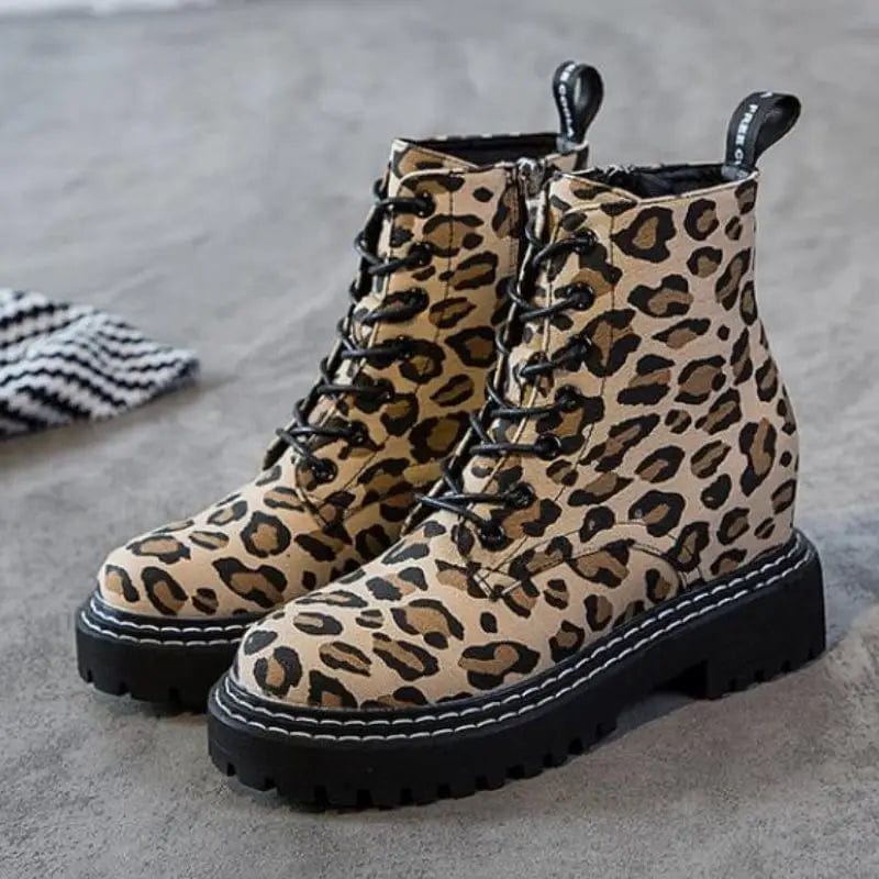 Leopard Clothing Bottine 4 Leopard flat booties