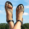 Leopard Clothing Sandales 5 Leopard flat sandals