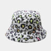 Leopard Clothing Grey / Multicolor / One Size Leopard fur hat