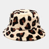 Leopard Clothing Beige /Brown / Black / One Size Leopard fur hat