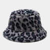 Leopard Clothing Grey / Dark Grey / One Size Leopard fur hat