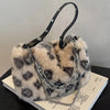 Leopard Clothing Sac Leopard Fur Purse