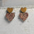 Leopard Clothing Leopard heart earrings