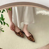 Leopard Clothing Leopard mule flats