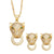 Leopard Clothing Gold Leopard necklace set