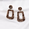Leopard Clothing clip on earrings Leopard print clip on earrings