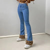 Leopard Clothing Leopard print jeans womens