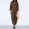 Leopard Clothing Combinaison Brown / S Leopard print jumpsuit plus size
