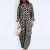Leopard Clothing Combinaison Leopard print jumpsuit plus size